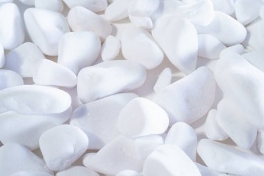 Arka plan beyaz çakıl