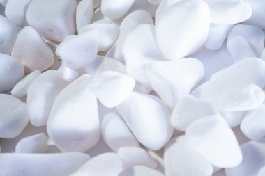 Arka plan beyaz çakıl