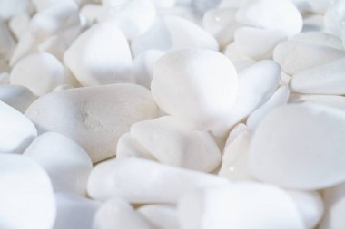 Arka plan beyaz çakıl