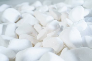 Arka plan beyaz çakıl