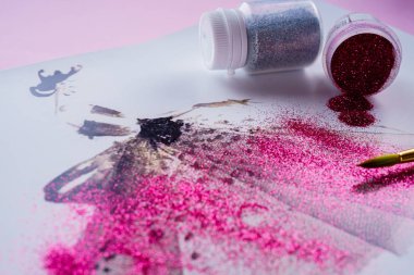 Moda illüstrasyonlar kavramı. Resim