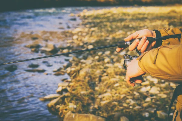 Pesca Río — Foto de Stock