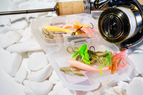 Balıkçılık yem arka plan aralığı