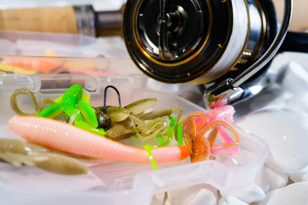 Balıkçılık yem arka plan aralığı