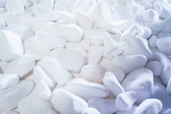 Background White Pebbles — Stock Photo, Image