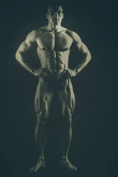 Estilo Vida Saludable Fitness Concept Hombre Gimnasio — Foto de Stock