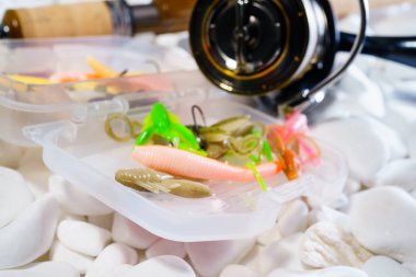 Balıkçılık yem arka plan aralığı