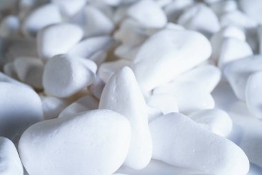 Arka plan beyaz çakıl