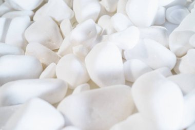 Arka plan beyaz çakıl