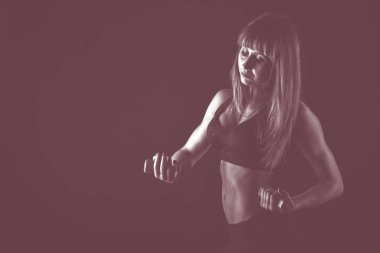 Profesyonel fitness atlet fotoğrafı