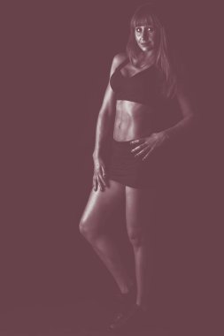 Profesyonel fitness atlet fotoğrafı