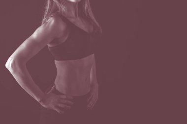 Profesyonel fitness atlet fotoğrafı