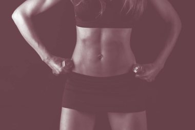 Profesyonel fitness atlet fotoğrafı