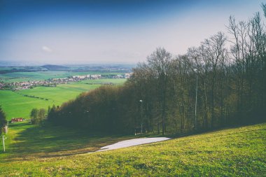 Dağlık arazinin zarif görünümü