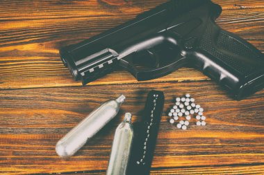 Pnömatik silah, hedef ve madde işaretleri