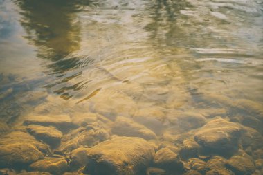 Güzel dağ nehir, muhteşem manzara