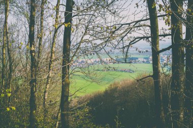 Dağlık bir alanda güzel sahne