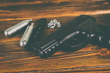 Vinnitsa, Ukrayna - 25 Haziran 2017: Atletik hedef üzerinde çekim