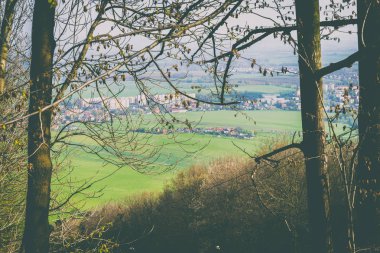 Dağlık bir alanda güzel sahne