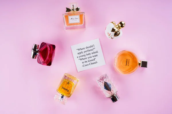 Accesorios Perfumería Para Belleza — Foto de Stock