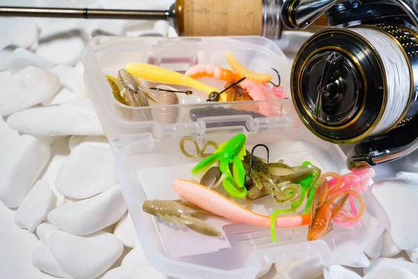 Balıkçılık yem arka plan aralığı