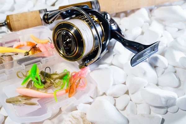 Balıkçılık yem arka plan aralığı