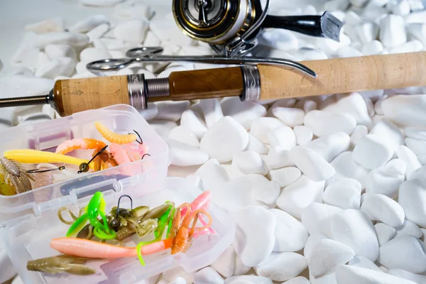 Balıkçılık yem arka plan aralığı