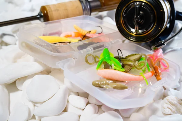 Balıkçılık yem arka plan aralığı