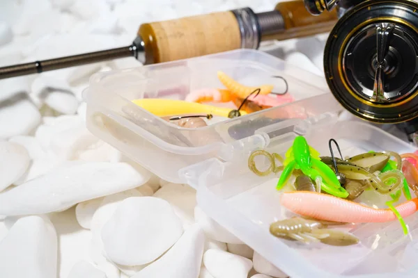 Balıkçılık yem arka plan aralığı