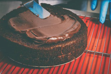 lezzetli çikolata mutfak pasta