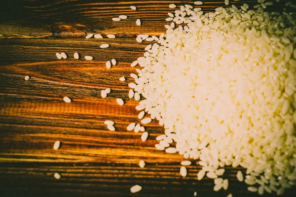 水稻对木质的背景 — 图库照片