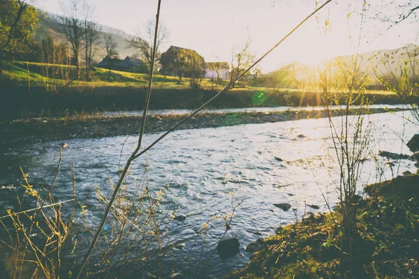 Dağlık bir alanda güzel sahne