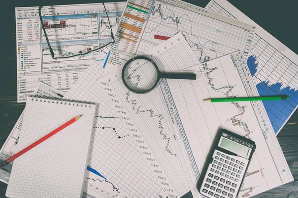 Finansal analizi ve grafikler. Forex ve hisse senedi piyasaları arka plan