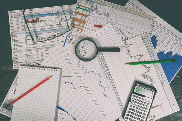 Finansal analizi ve grafikler. Forex ve hisse senedi piyasaları arka plan