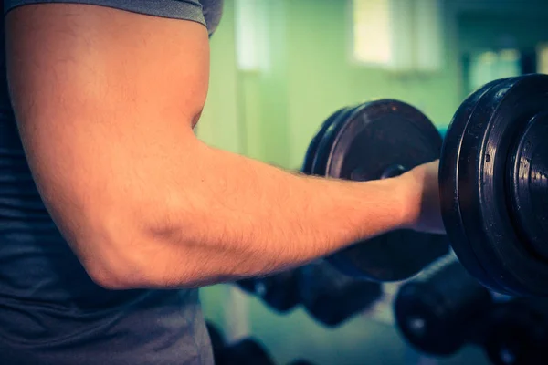 Culturista Gimnasio —  Fotos de Stock