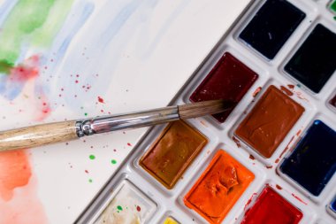 Araçlar Illustrator. Boyalar ve albüm