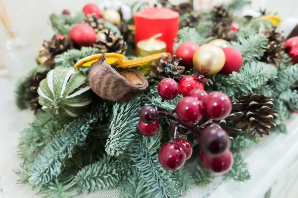 Wreath at the Christmas theme