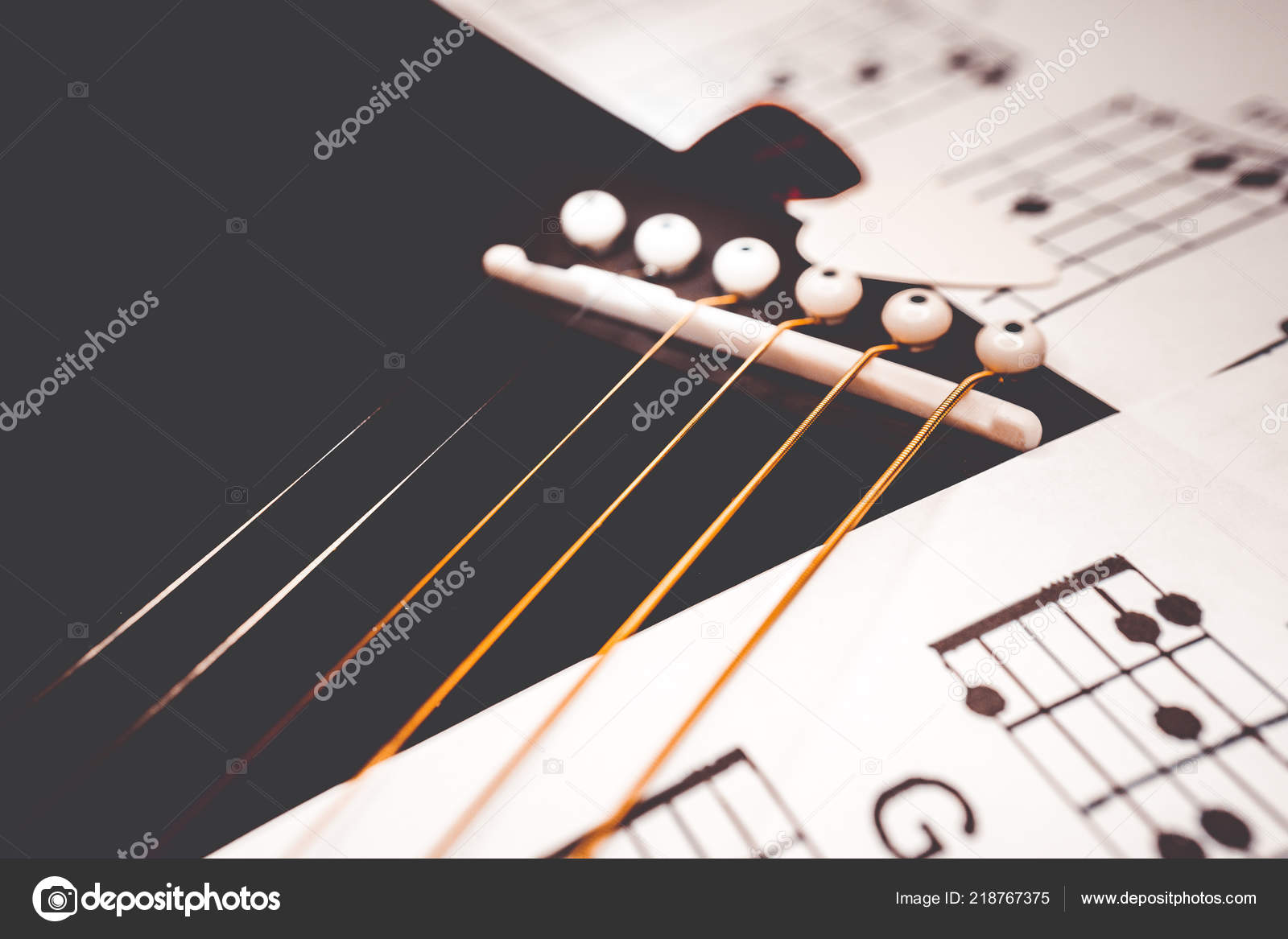 Acoustic Guitar Background Music Stock Photo by ©aallm 218767375