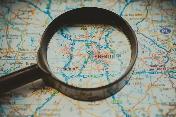 Berlín Mapa — Foto de Stock