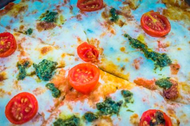 Çok lezzetli iştah açıcı pizza