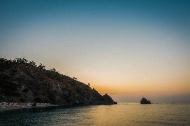 Denizin muhteşem sunrise