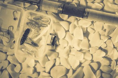 Lures balıkçılık arka plan