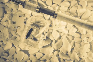 Lures balıkçılık arka plan