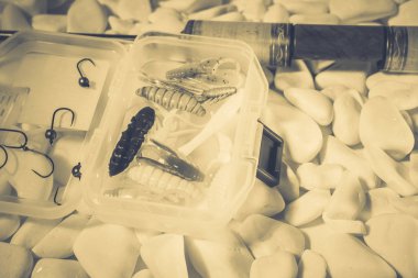 Lures balıkçılık arka plan