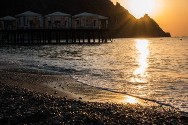 Güzel bir tatil beldesi doğarken