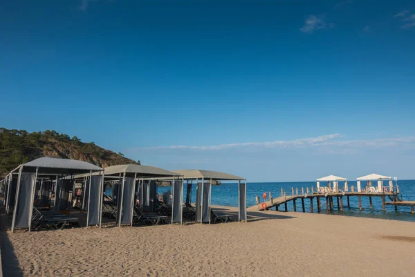 Vacker Seaside Resort Landskapsarkitektur — Stockfoto