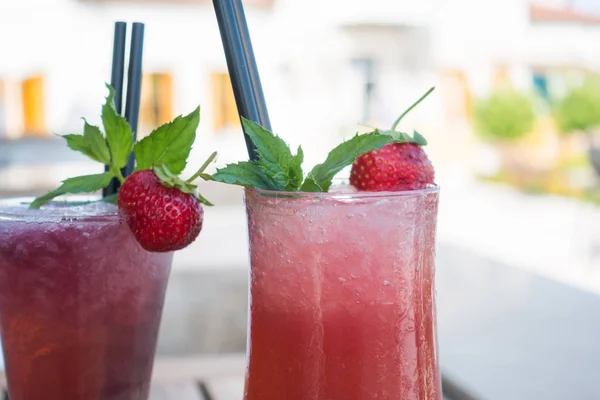 Cocktails Seaside Resort Bar — Stock Photo, Image