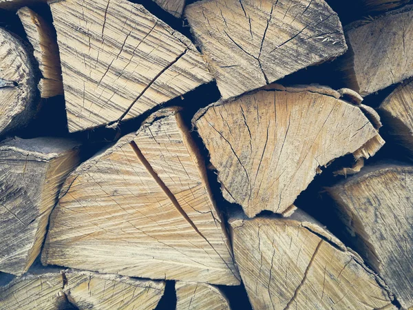 Combined Firewood Hearth — Stock Photo, Image