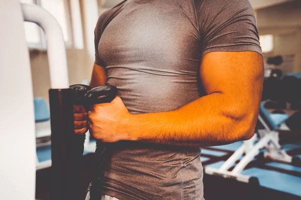 Culturista Gimnasio — Foto de Stock