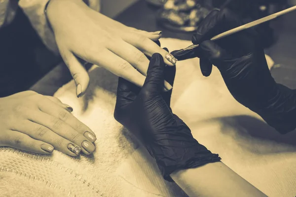 Manicure Salonie Spa — Zdjęcie stockowe